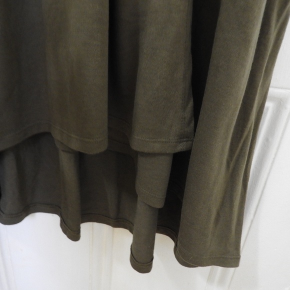 Khaki Green Jersey Wrap Dress - George 4x - Picture 3 of 3